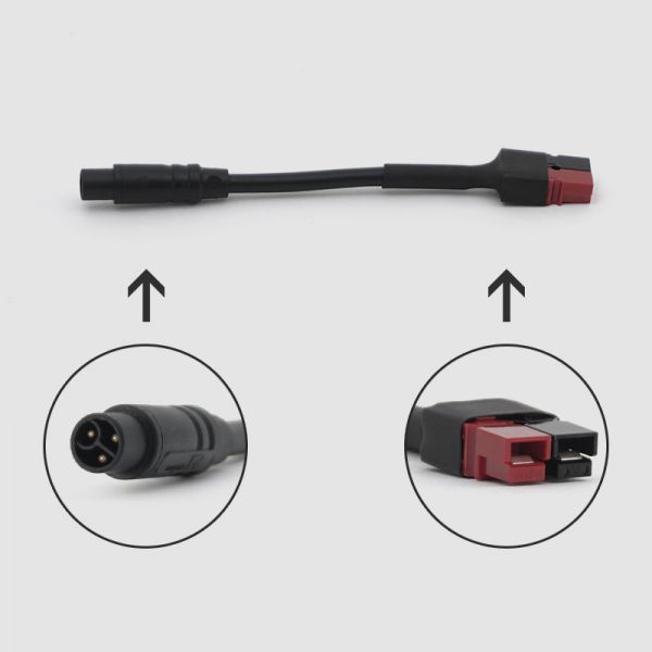 Adapter oplaadkabel Anderson® PowerPole®-stekker naar 3-pins gouden stekker GSA (oplaadstekker PurePower V3-)