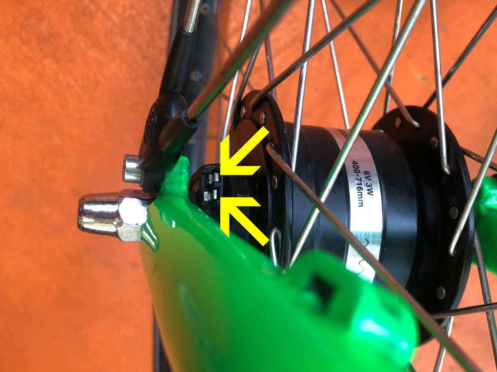 Fahrradbeleuchtung Fahrradkomponenten erkennen Fahrrad