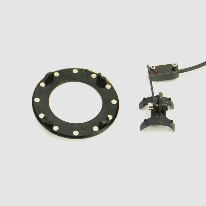 E-Bike / Pedelec ~ PAS Sensor ~ 3 Pin Stecker ~ für Hollowtech ~ 10 Magnete