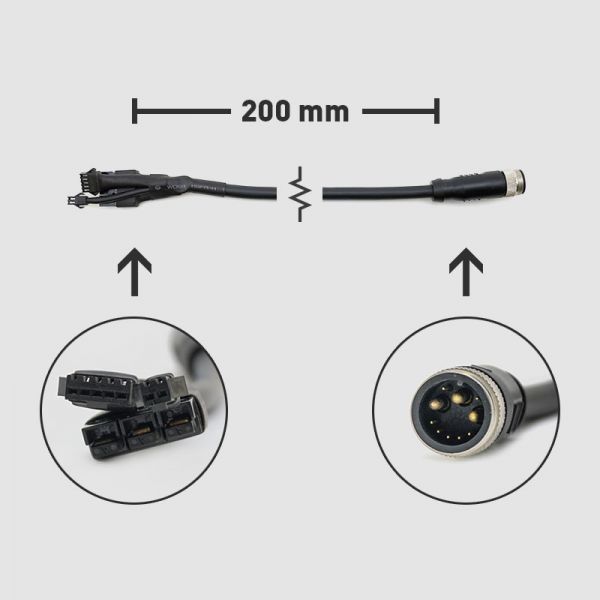 adapterkabel 10-pins, APP+JST+NTC (w) &amp; L1019 (m)