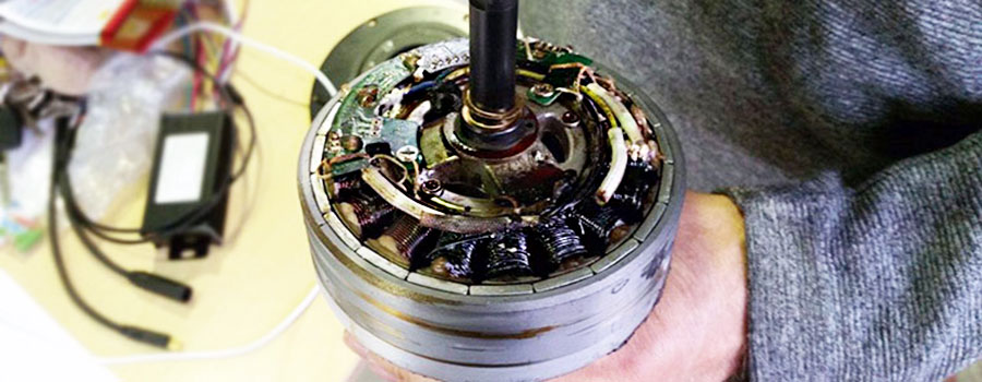 Pedelec Tuning: A motor charred by overvolging