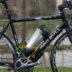 Pedelec E Bike E-bike batterie Kit Conversion Trinkflaschenakku rahmenakku 36 V 10ah 