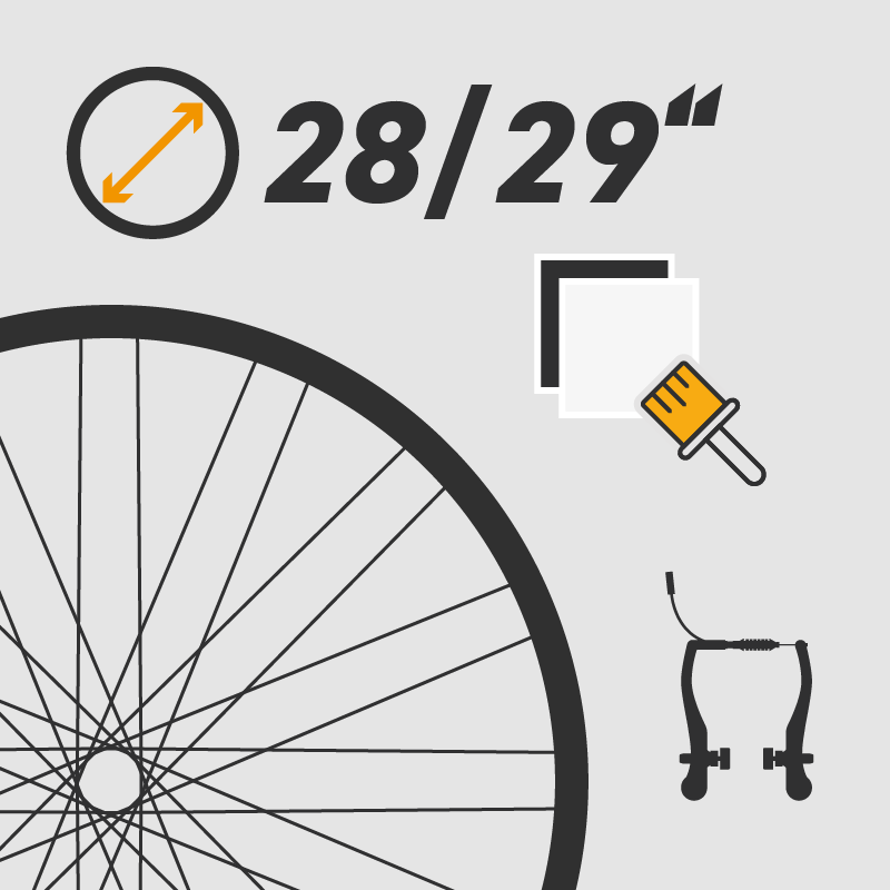 Interactie Lezen voorkomen 28/29 inch velg voor 36 spaken | velgen/spaken | fietsonderdelen | Shop |  ebike-solutions.com