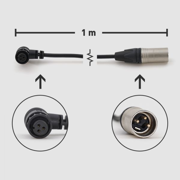 XLR - Cable adaptador Anderson® PowerPole® para Cycle Satiator