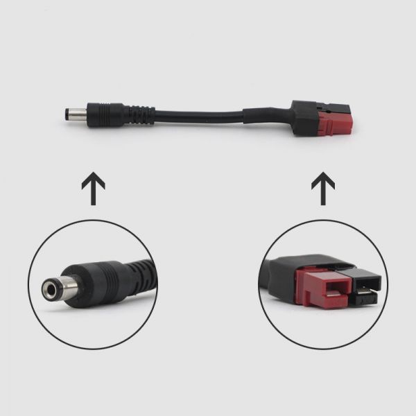 Adaptador cable de carga enchufe Anderson® PowerPole® a enchufe cilíndrico 2.1mm (enchufe de carga)