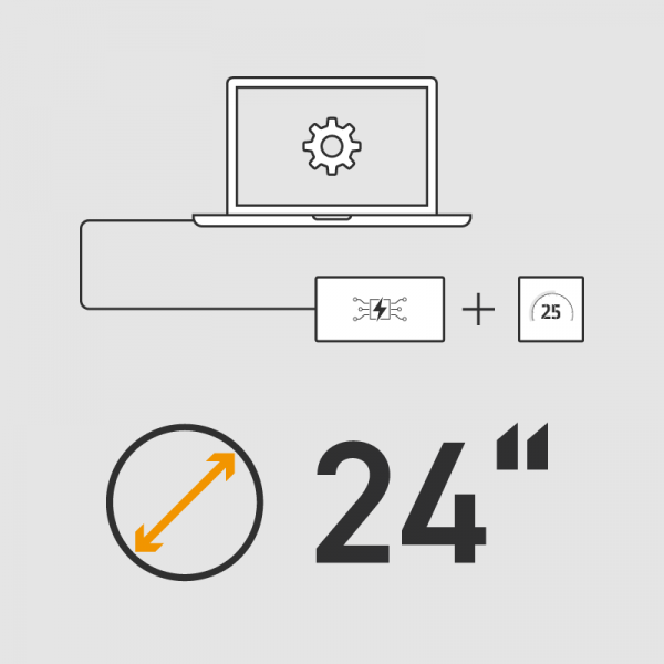 Controller/Display konfigurieren für Laufradgröße 24&quot;