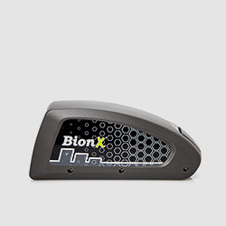 Batterie de remplacement 48 V 11,5 Ah série D par BionX, sur cadre, noire